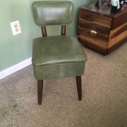 Vintage Mid Century Sewing Storage Stool