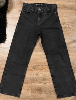 Size 16 Black Baggy Jeans