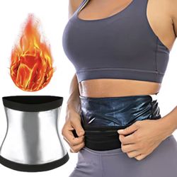 Women Waist Trainer Burst Sweat Corset Sauna Suit Slimming Belt (L/XL)