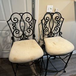 Bombay Raw Iron Bar Stools