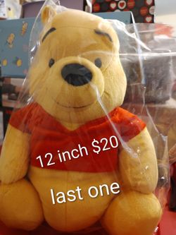 Winnie the Pooh plushie $20 large size