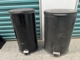 Large Step Trashcans