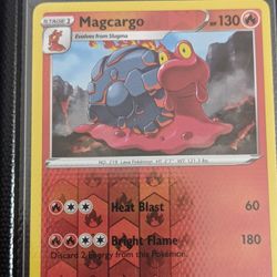 Pokemon Card Magcargo Holo