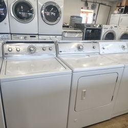Maytag Comercial Quality Washer Gas Dryer Super Large Capacity Heavy Duty In Excellent Working Condition 