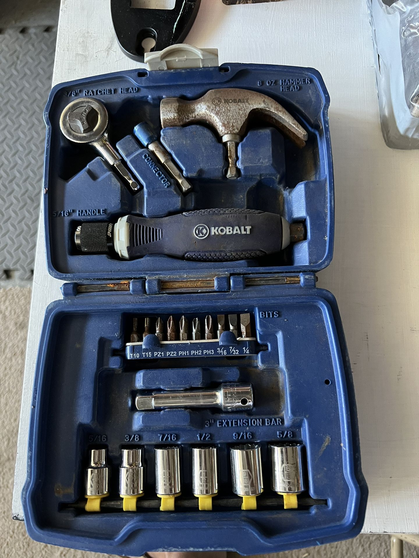 Kobalt 21 Piece SpeedFit Socket And Hammer Set - Great Car, RV, Truck Kit