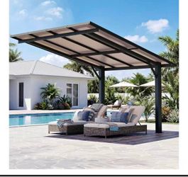 New in box,10x8 freestanding pergola