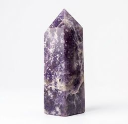 Large Tiffany Stone Crystal Tower 5.1” – 539g