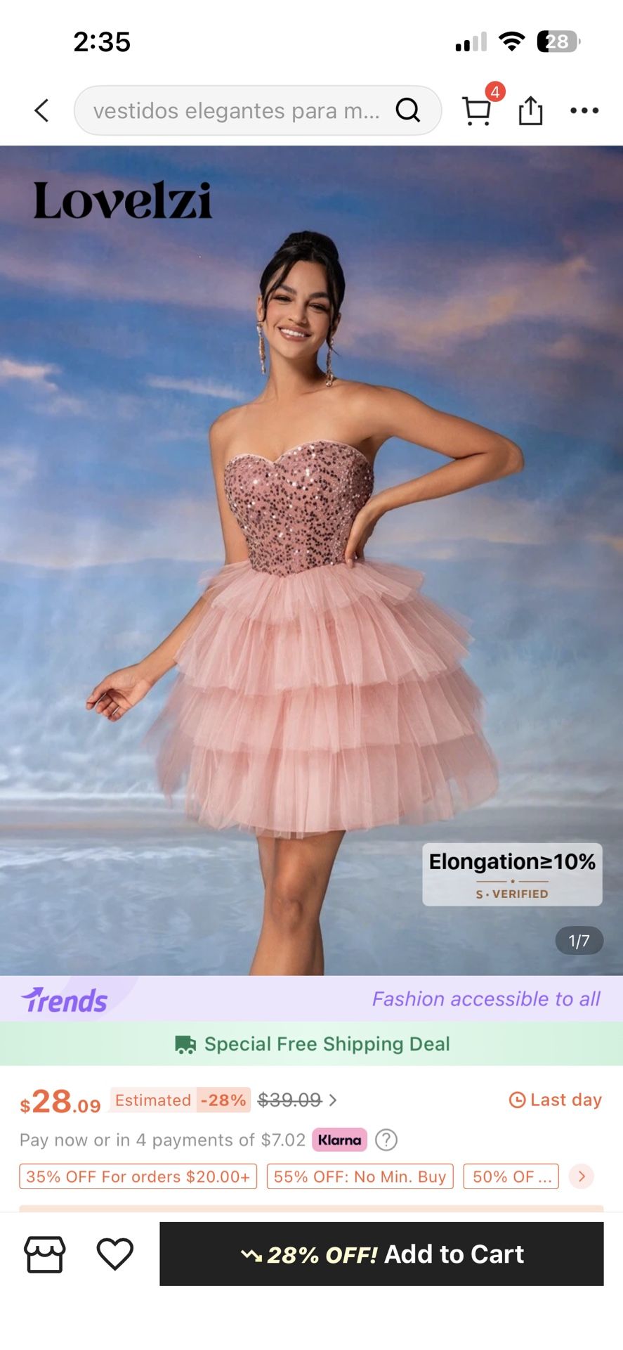 Shein party dress