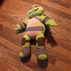 Mikey Teenage Mutant Ninja Turtle bed stuffy
