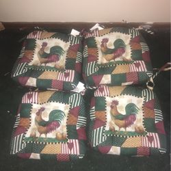 2 Seat Pillows  For Chairs