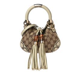 Gucci Monogram Mini Indy Top Handle Bag