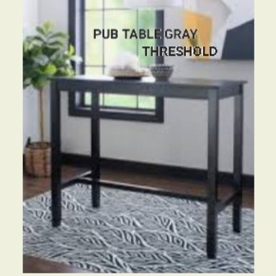 New Pub Table Gray For Threshold