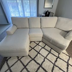 City Furniture White Sofa 