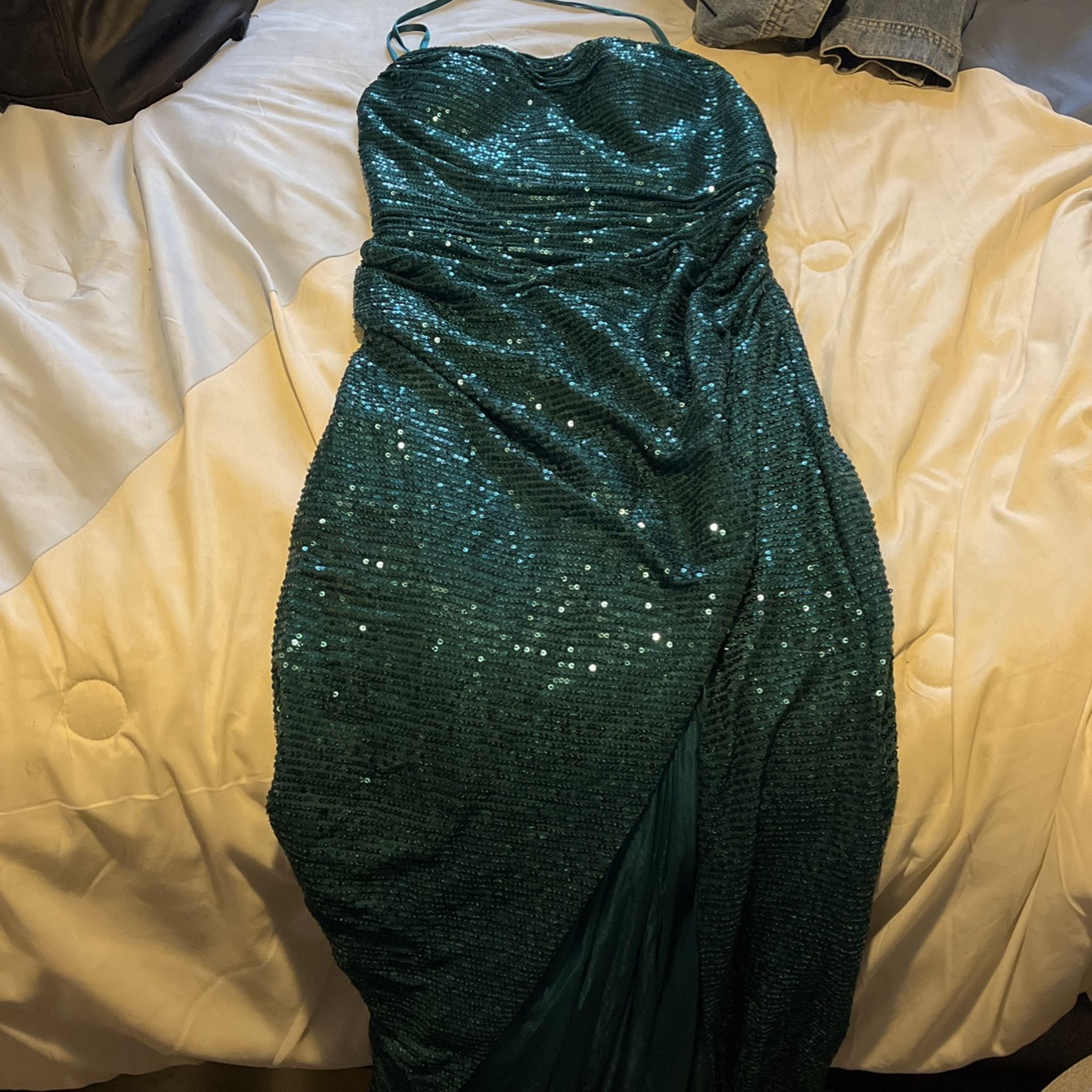 Emerald Green Prom Dress