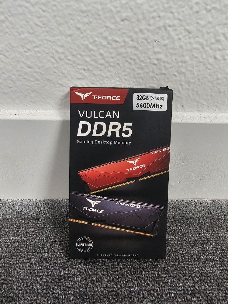 Like New 32GB KIT T-Force DDR5-5600 For Gaming Desktop Pc Ram Memory