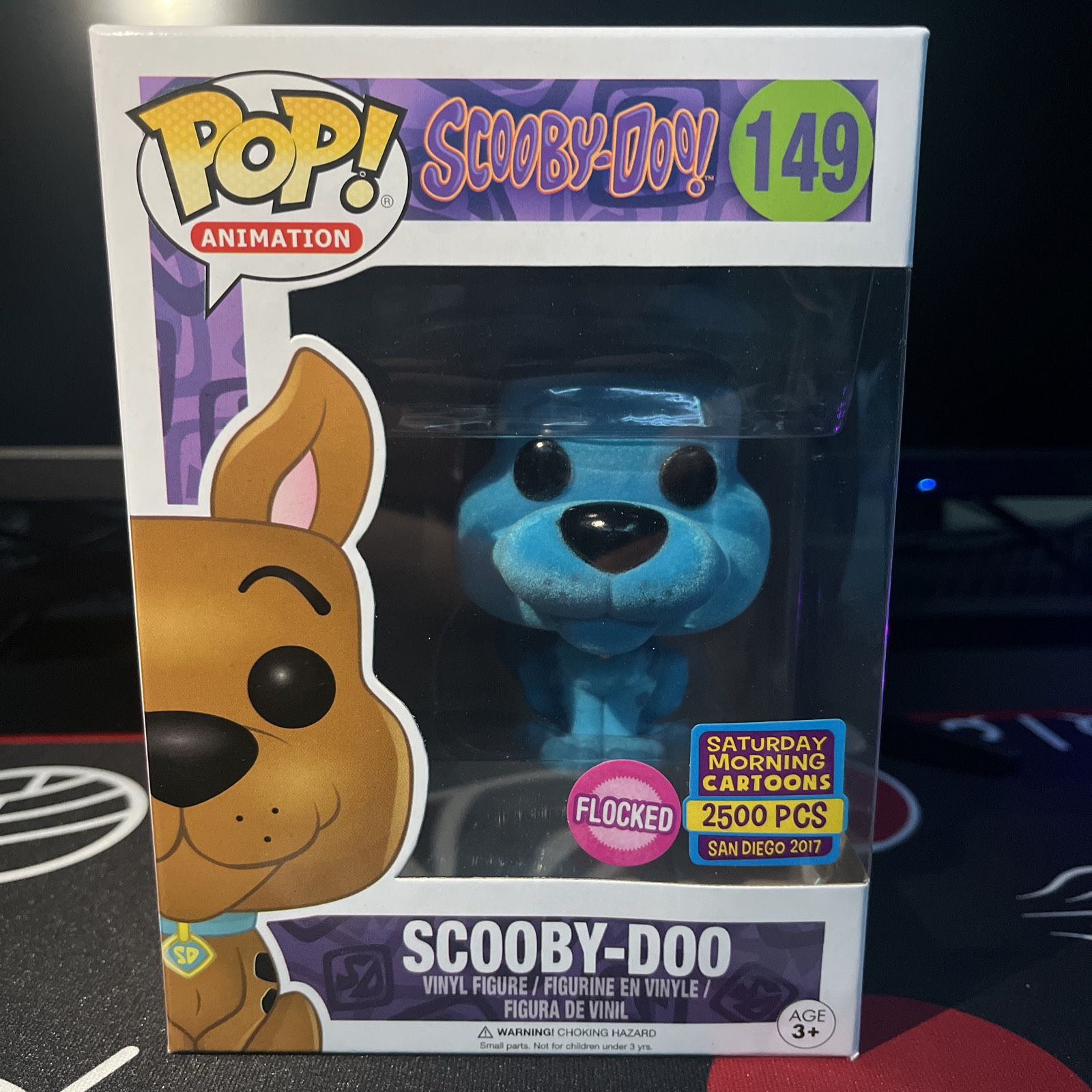 Scooby-Doo Funko Pop #149 Blue Flocked Saturday Morning Limit 2500