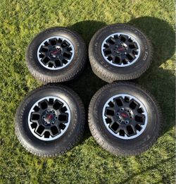 Set of 4 OEM 2024 2025 2026 Toyota Tacoma TRD Wheels 265/70R17 BFGoodrich Trail Terrain T/A