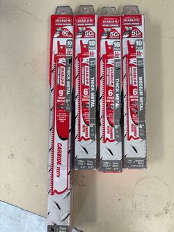 Diablo Steel Demon Carbide Metal Sawzall Blades