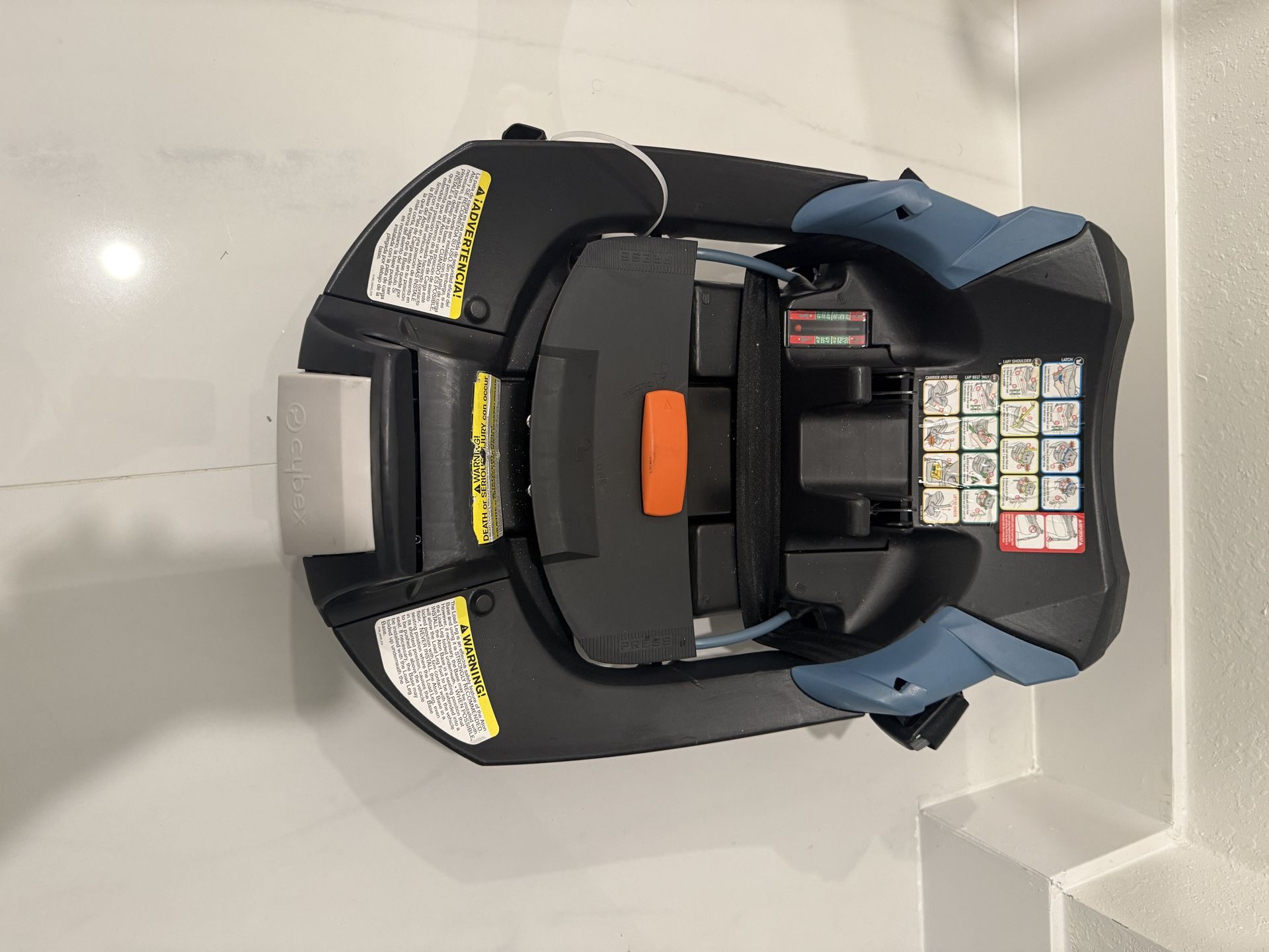 Cybex Cloud Q Infant Car Seat With Base Spring Blossom Edition