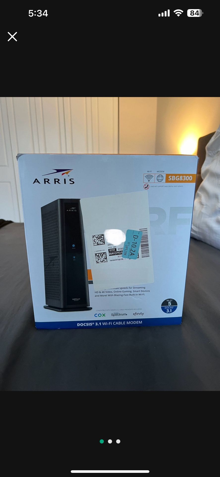 Arris SBG8300 Wireless Modem And Router