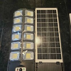 Luz led solar exterior