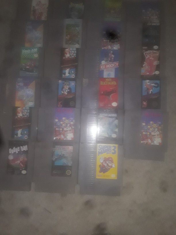 Original Nintendo Games. 