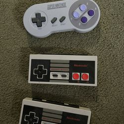 Nintendo Switch Nes And SNES Controllers 