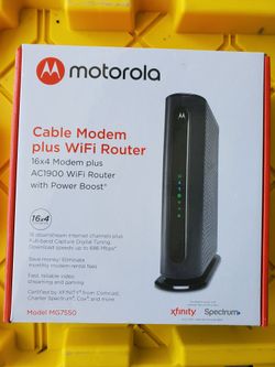 Motorola Cable Modem & Wi Fi Router