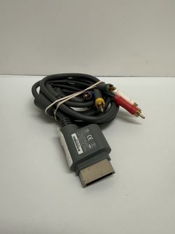 Microsoft Composite AV Audio Video Cable X810973-001 For Xbox 360