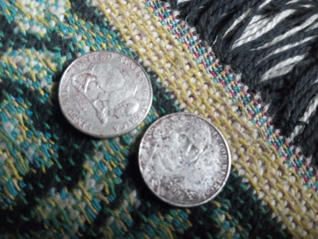 Liberty 2006 Nickel D, And A 2005 Buffalo Nickel P