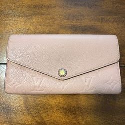 Lv Wallet Pink 