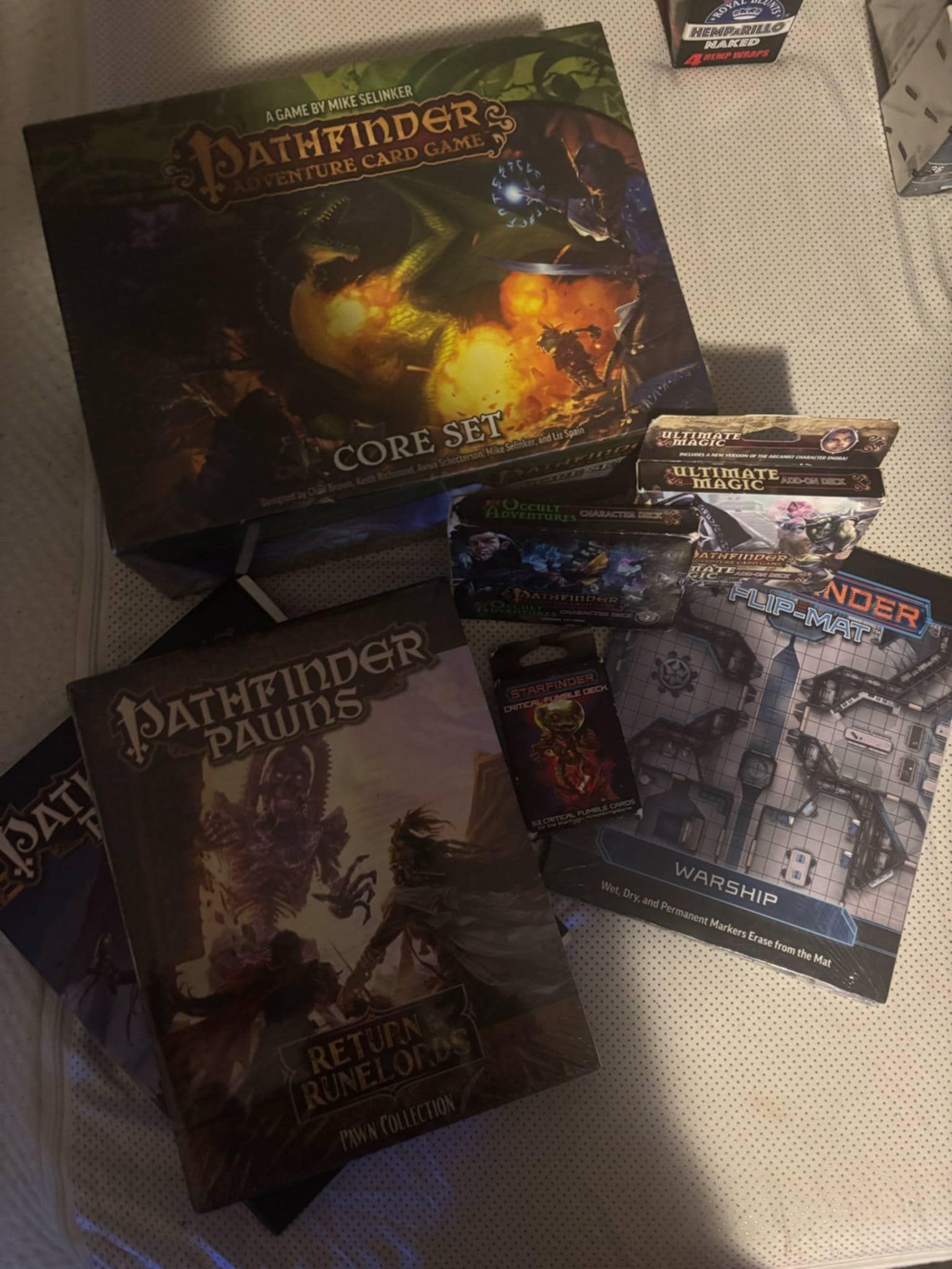 Pathfinder Ruins Game Core Set With Additional Sets
