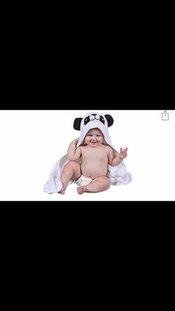 Hooded Baby Towel and Washcloth, Extra Large Towels with Hood for Newborns, Infants, Kids, Includes Laundry Bag