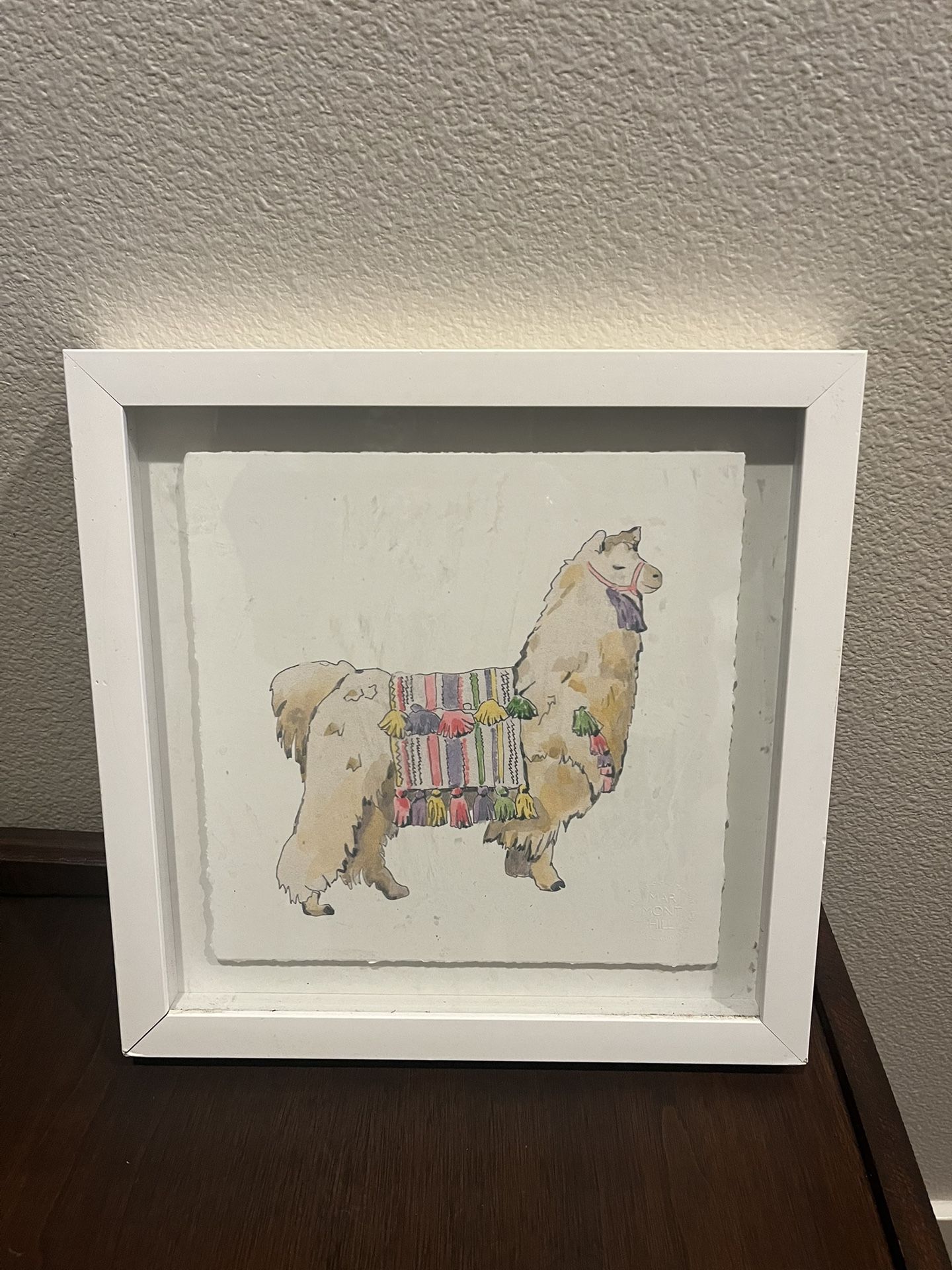 Llama wall picture
