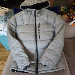 Reebok Jacket Large Grey Color