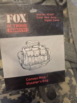 Fox Tactical Shooters Bag