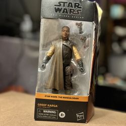 Star Wars The Black Series Greef Karga 6-Inch Action Figure (#06) from The Mandalorian series. 