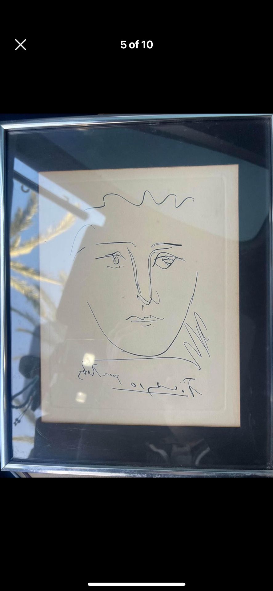Pablo Picasso "Pour Robie" Signed Original Etching Print 1960 🖌️🎨 Vintage W/Certificate
