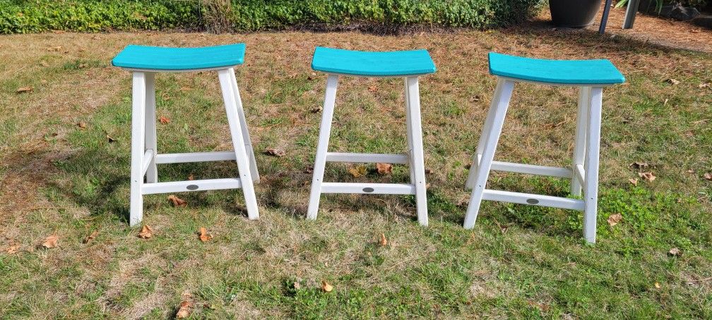 Polywood 30in Saddle Stools