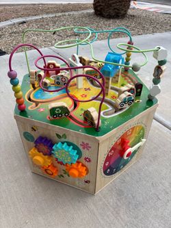 Wooden activity toy