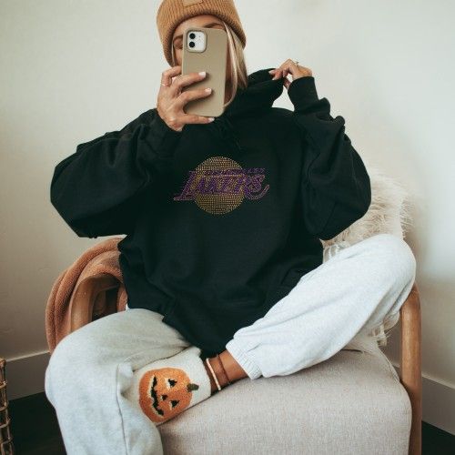 LA Lakers Rhinestone Hoodie