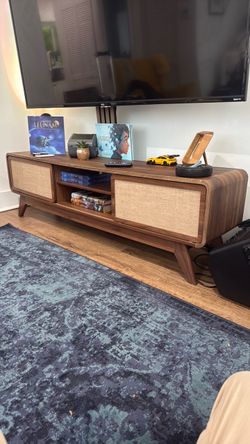 Mid century tv console