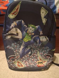 Joker sprayground bookbag
