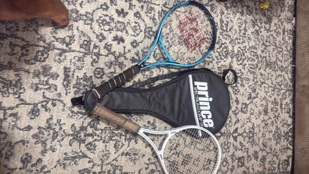 Tennis Rackets with Prince Racket Cover