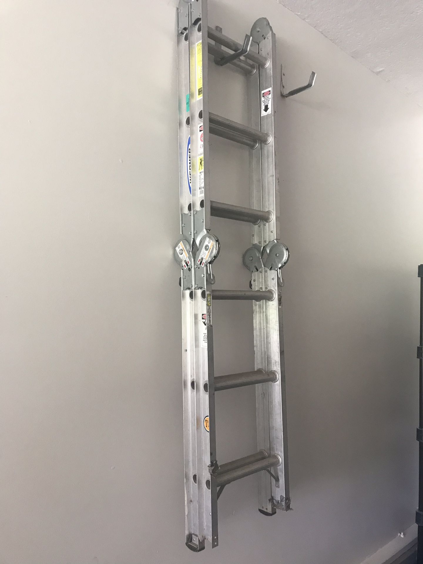 6 foot commercial grade multi position ladder