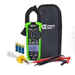 🔥🔥BRAND NEW🔥🔥400 Amp AC/DC True RMS Digital Clamp Meter with Temperature