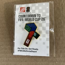 Home Depot FIFA 2026 Pin World Cup Soccer Collector New in Bag