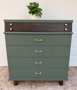MCM Refinished Vintage Solid Wood Dresser – Premium Gallery Series Finish