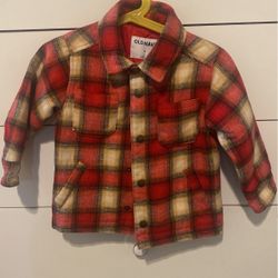 Toddler Boys Flannel Jacket 2T