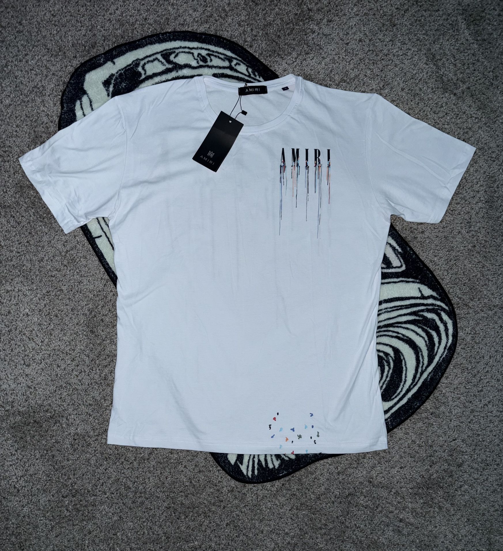 Amiri Men’s Short Sleeve T Shirt Size Large